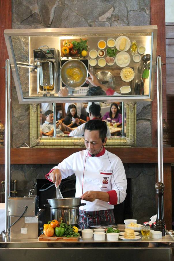 Chef Sau del Rosario prepared a demonstration of select dishes featured in the book Tasteful Taters. Hosted by the USPB in Discovery Country Suites, Tagaytay City.