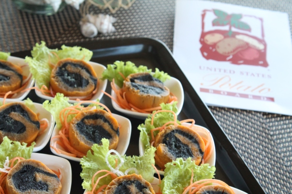 Not just a Side Dish! Three-flavored US Potato sushi 