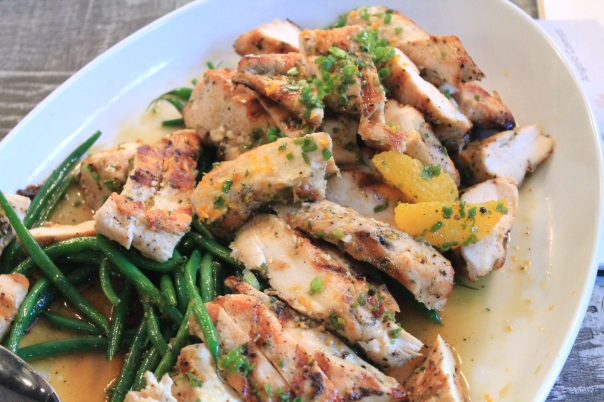 Grilled chicken with honey and Orange sauce