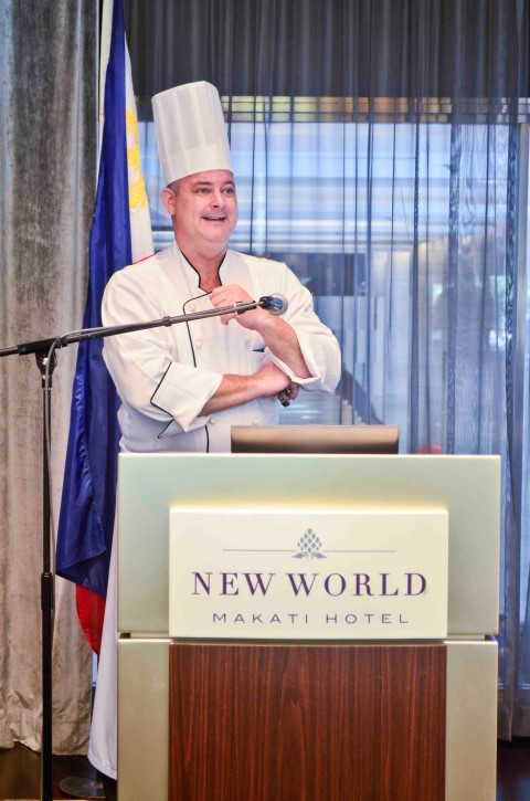 New World Makati Hotel's Executive Chef Robert Davis